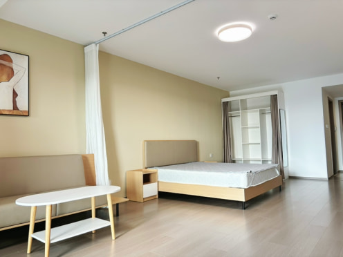 独栋·成都泊寓 空港投资 泊寓（天府机场1店） 【可月付，阳台加厨房】航司 东部新区 精装公寓 无中介费 1室1厅