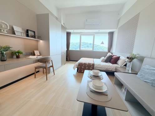 独栋·泊寓 萝岗·开投智行店 【科研狗精选】近 TCL华星 萝岗精装修日式单间 押一 独立卫浴 开间