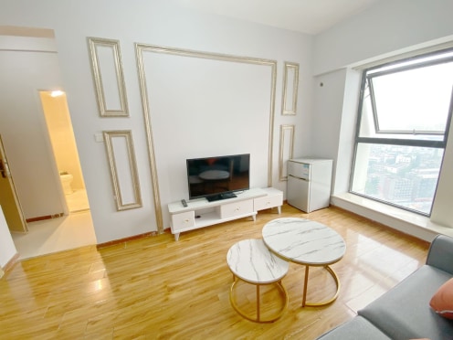 独栋·浩邻公寓 尊城国际精装套一 人民公园宽窄巷子尊城国际精装套一地铁口 1室1厅