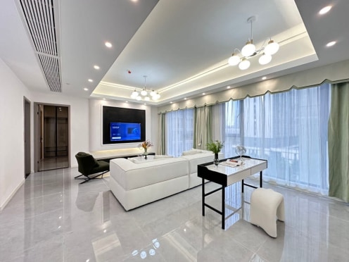 独栋·麓栖公寓 滨江天樾 落地窗 天府五街 美年广场 成都银泰城 3室1厅