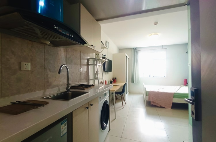 年租 燕郊永旺广场精装一居 家电齐全 无中介