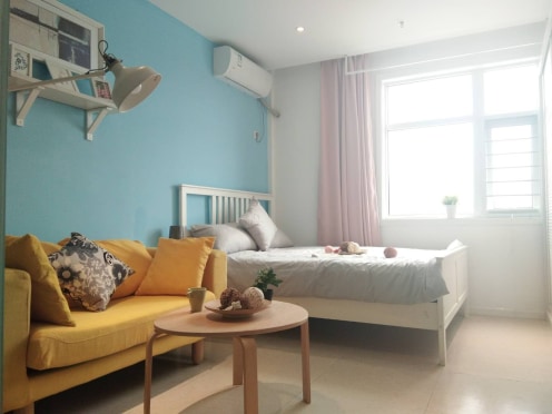 独栋·燕郊乐乎青年公寓 乐乎青年公寓店 年租 燕郊永旺广场整租公寓 无中介 押一付一 1室1厅