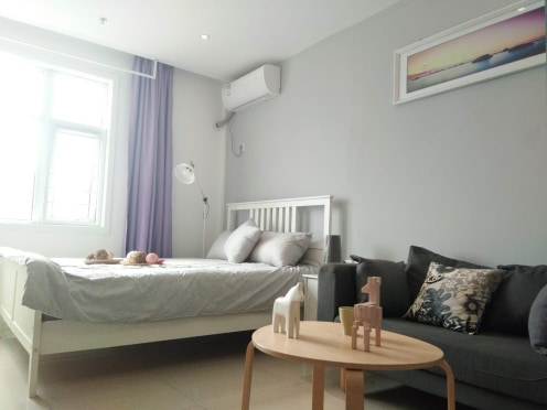 独栋·燕郊乐乎青年公寓 乐乎青年公寓店 年租 燕郊永旺广场精装公寓 无中介费 押一付一 1室1厅