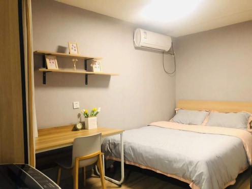 独栋·德盛公寓 大卫城店 二七广场 可短租 月付 无中介 照片实拍 楼下人民公园地铁站 1室1厅