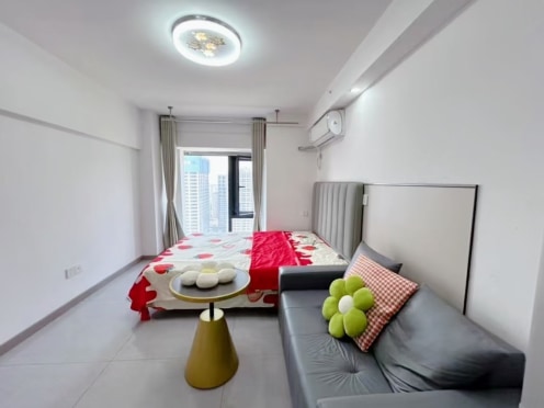 独栋·康佳公寓 咸阳中南菩悦中心 轻奢阳光房 1室1厅