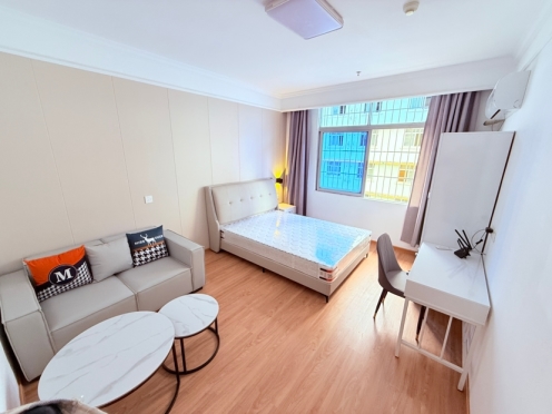 独栋·新利江公寓 利江公寓园湖北湖22号店 yu 民用电 免中介 建政路商圈 东葛园湖路13户型 开间