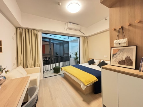 独栋·徐庄东南青年汇 徐庄青年广场二社区 签12送3/押一付一/低价直租/全窗阳光房 1室1厅