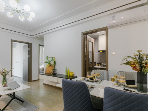 独栋·滨纷公寓 馥庭FEEL 年底福利、应届生优惠、国企直租、温馨两居室、民用水电 2室1厅