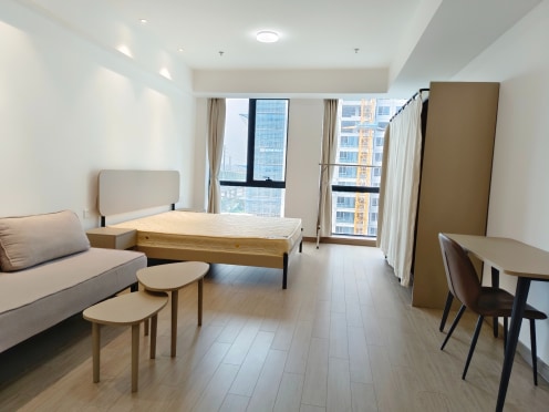 独栋·合肥壹间公寓 城市主场店 可月租  可开票 押一付一 近骆岗公园   大落地窗 1室1厅