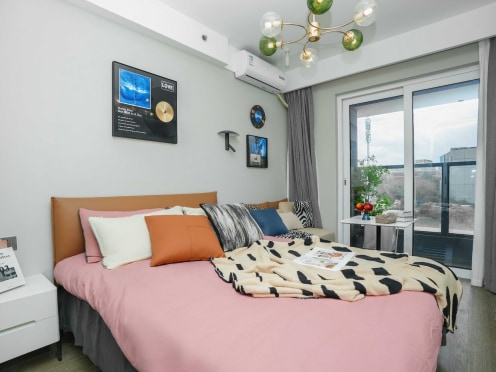 独栋·柚米寓 城投橙寓柚米社区 高新区温馨一居 精装修带阳台可做饭 押一付一无中介费 近5号线 1室1厅