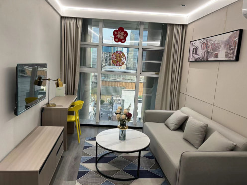 独栋·柚米寓 梁溪崇安寺社区 恒隆广场旁· 精装一室一厅·拎包入住·公寓直租无中介费 1室1厅