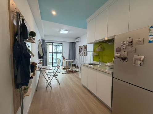 独栋·柚米 阡集创社区 华师大旁 loft复试 民用水电 带阳台 1室1厅