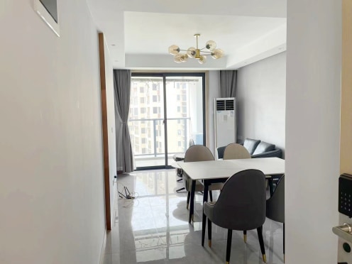 独栋·柚米寓 善城公寓 嘉善县 上海大学附属实验学校旁 整租两室 一厅 民用水电 近永辉 奥特莱斯 2室1厅