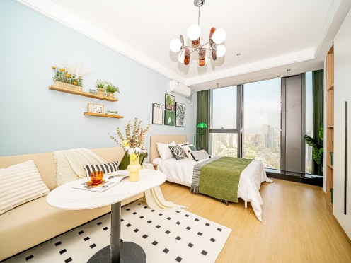 独栋·柚米寓 义乌宝龙世家 近义乌市 佛堂镇工业园附近 新店开业租金95折特惠 0中介费免费健身房 1室1厅