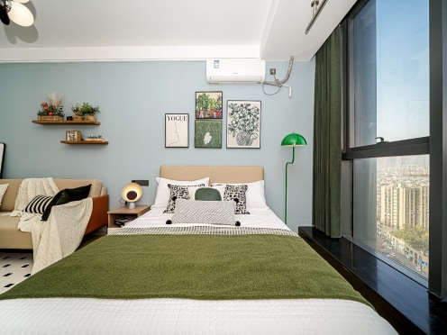 独栋·柚米寓 义乌宝龙世家 义乌市佛堂镇整租一室 开业特惠95折 月付租金 全新家具家电 0中介费 1室1厅