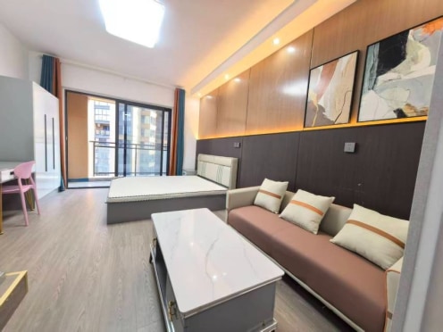 独栋·成都宽寓 孔雀城店 大开间带阳台 1室1厅