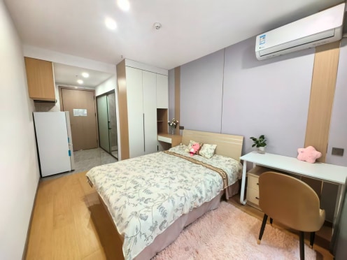 独栋·华迈公寓 华迈公寓 年底特惠专属一居室，独立卫生间，12号线100米直达各区 1室1厅