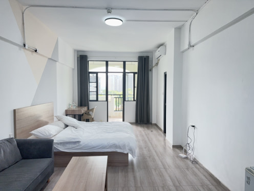 独栋·中山璟寓 幸福·璟寓 中山北站，超大阳台单间，山姆/石歧大信旁，可短租 1室1厅