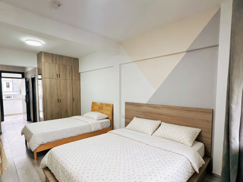 独栋·中山璟寓 幸福·璟寓 双床户型/侨中陪读/免费健身房 休息区阳台大房，大信商圈，中山北站山姆旁 开间