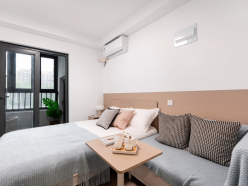 独栋·华润置地·有巢公寓 江南路店 学生特价-整租一居室，无中介F，近东部新城 1室1厅