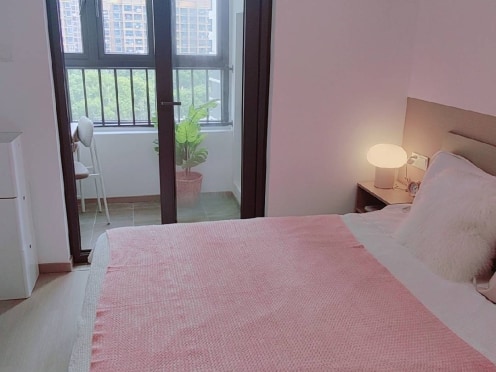 独栋·华润置地·有巢公寓 江南路店 年终优惠 可短租 带阳台 管家服务 民用水电 保租房 1室1厅