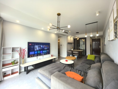 独栋·成都换新地产 佳兆业丽晶公馆 无中介费 无服务费 成都租房 温江区 精装套三 家具家电齐全 3室2厅