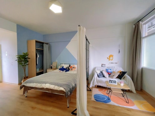 独栋·冠寓 火炬路店 带阳台 电梯房 大单间 宽敞明亮 押一付一 精装修 独立卫浴 开间