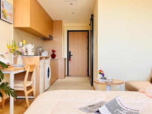 独栋·艺方公寓 艺方公寓 紧邻实验学校 短租友好 免费健身房 无中介 开间