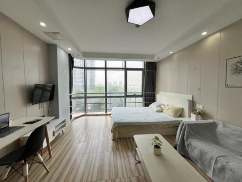 独栋·抱家公寓 宝带桥店 免租15天 押一付一 整租  免宽带物业费 直租 地铁口50米 开间