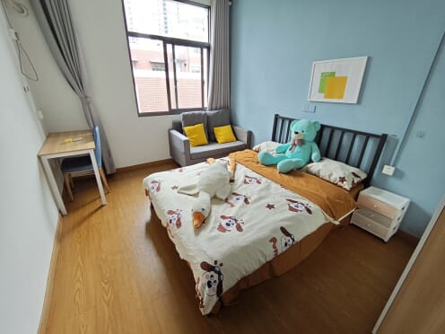 合租·供电西村 3居室 南卧