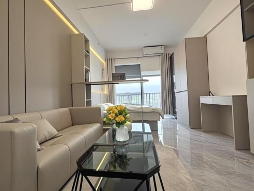 独栋·优居 玉树里B2店 （不短租）轻奢风小区公寓 地下停车场 免7天房租 1室1厅