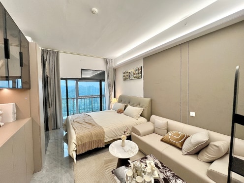 独栋·优居 玉树里B2店 （不短租）科学城  神州路  精装小区公寓  免7天房租 1室1厅