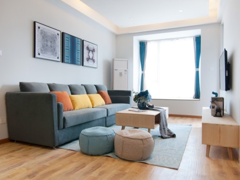 独栋·如米安家 安家誉峰国际中心店 0中介 可短租月付 交子大道 金融城 通燃气 可营业 2室1厅