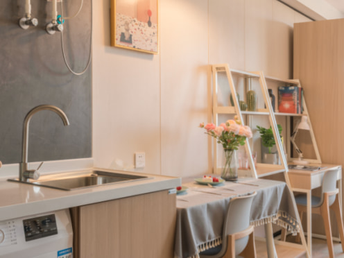 独栋·广和连升公寓 华楼山路地铁站店1 直租特惠 民水民电可月租 年租九折 专职维保 近2/3号线 开间