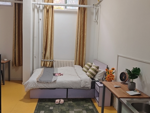 独栋·广和连升公寓 华楼山路地铁站店3 破价高窗户型-限时限量-房东直租-可月租可月付-有暖气-民水民电-整租一居 1室1厅