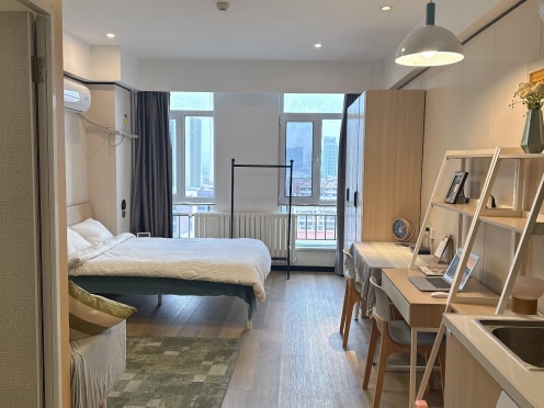 独栋·广和连升公寓 华楼山路地铁站店1 限时特价 民水民电·可短租可长租，家电齐全·拎包入住 1室1厅