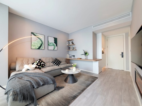 独栋·沄上龙喜服务式公寓 成都金融城旗舰店 银泰孵化园金融城整租套一可月付含物业费含早餐 1室1厅