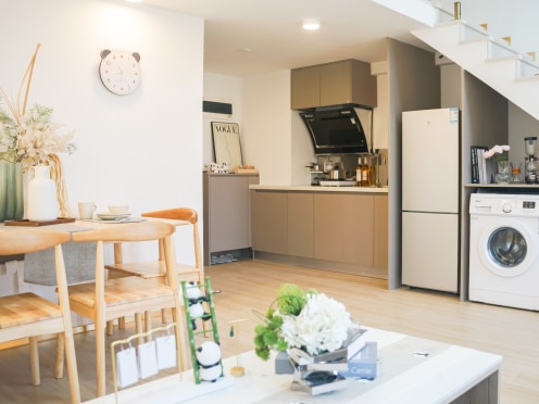 独栋·甲第·小宽公寓 漳州角美店 小宽公寓直租 宽逸两房一厅户型 （送地下停车位，包物业包宽带） 2室1厅