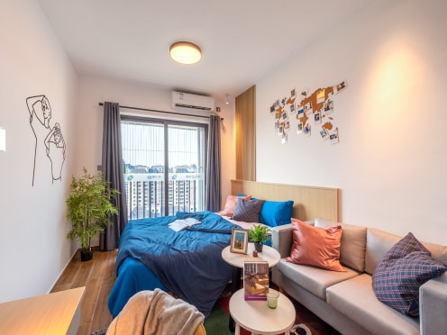 独栋·建方寓 南桂路店 【肥宅快乐窝】 押一付一 短租一个月免租7天 免费健身房 高层采光好 无遮挡 可做饭 民用电 开间