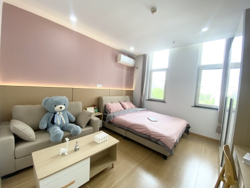 独栋·青澜公寓 城阳-农业大学店 农业大学南门 大润发 电梯房特惠套一 1室1厅