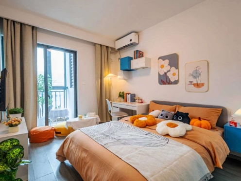 独栋·U厝公寓 战峰一店 【无中介费押一付一】国企直租 管家一对一服务 民水民电  带阳台 稻田小镇 带电梯  地铁1号线特 开间