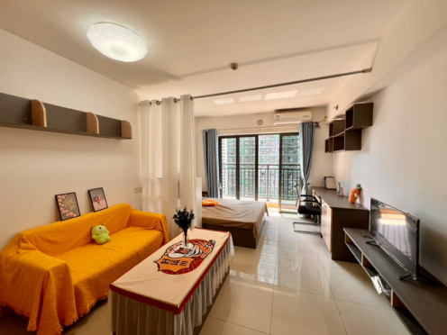 独栋·腾飞公寓 金色领域店 【免租300】交通便利 24小时管家服务 民水民电 可免押金 有阳台 带厨房双地铁站 开间