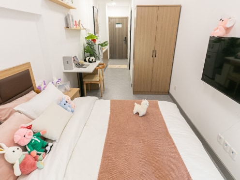 独栋·励业公寓 励业公寓天津东丽开发区店 毕业季押金减半！可开票！近地铁！可短租！ 开间