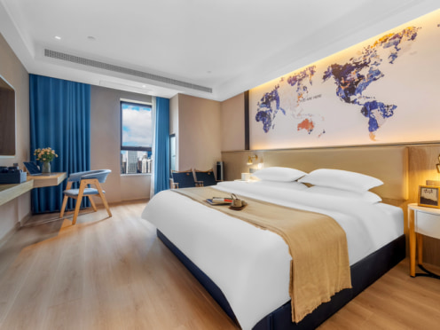 独栋·瓣朵公寓 昆明高铁南站店 悦享舒眠大床/24小时管家/无中介/景观视野绝佳/大学生梦中情房！ 1室1厅