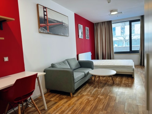 独栋·回家理想乡 奇点中心店 国企保障！公寓直租！近石油交流中心！中石油中移动员工特惠！收纳空间足！可月付，免费开票 开间