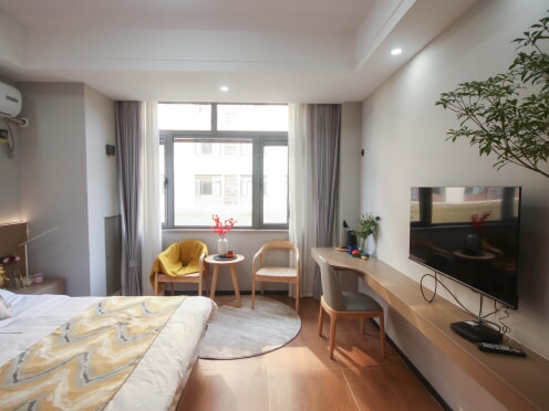 独栋·空非国际人才公寓 空非国际人才社区店 押一付一 拎包入住 公寓直租 管家式服务 可短租可长租 一所人性化的公寓（可办人才补贴) 开间