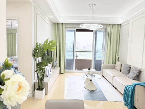 独栋·飞图公寓 天鹅湖畔B区 精装套二 成都东站 成渝立交 2号线 2室2厅