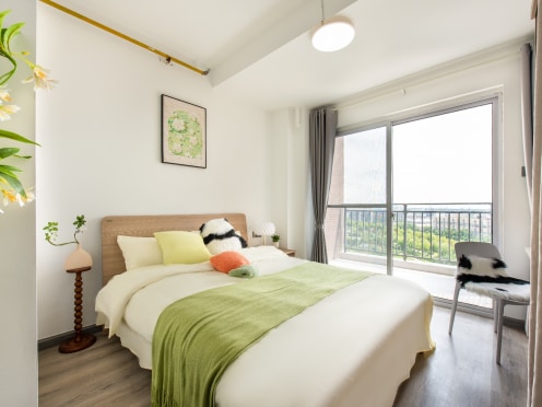 独栋·联投新青年 芯中心社区（藏龙岛 合租单间带阳台/无阳台，可月付短租，民用水电（紧邻湖经） 开间