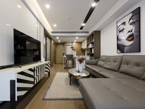 独栋·如米优家 优家-保利天悦北区 优家 无中介费可短租 太古里 九眼桥 朝南标准套二全屋落地窗 2室1厅