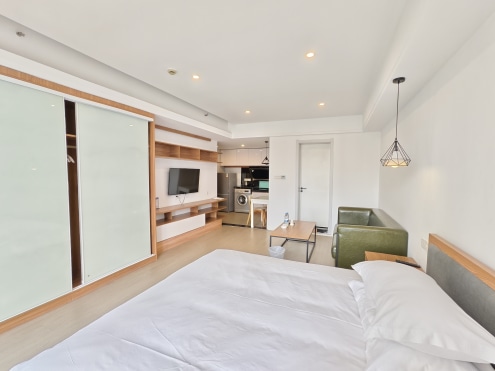 独栋·尔家公寓 世茂店 无中介费  家电齐全  免费WIFI 大衣柜E 1室1厅